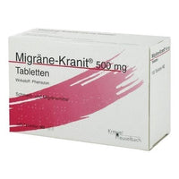 Headache after migraine attack, MIGRAINE, phenazone, KRANIT 500 mg tablets UK