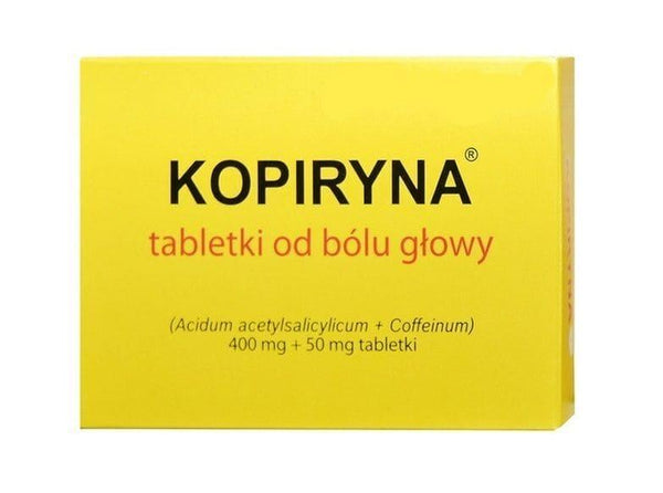 Headache, caffeine, Kopyrina - best tablets for tension headaches UK