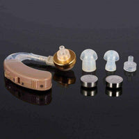Hearing aids- Mini Behind Ear Sound Amplifier Volume Adjustable UK