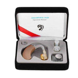 Hearing aids- Mini Behind Ear Sound Amplifier Volume Adjustable UK