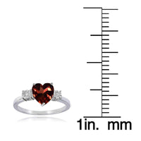Heart diamond engagement ring UK