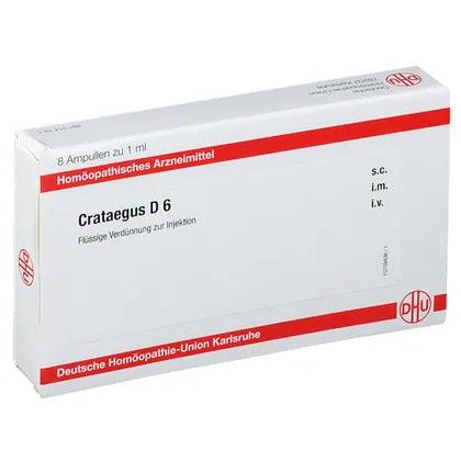 Heart problems, CRATAEGUS D 6 ampoules UK