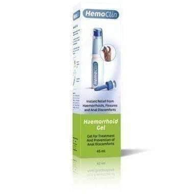HemoClin Gel 45ml Fissures and Anal Discomfort, Relief from Hemorrhoids UK