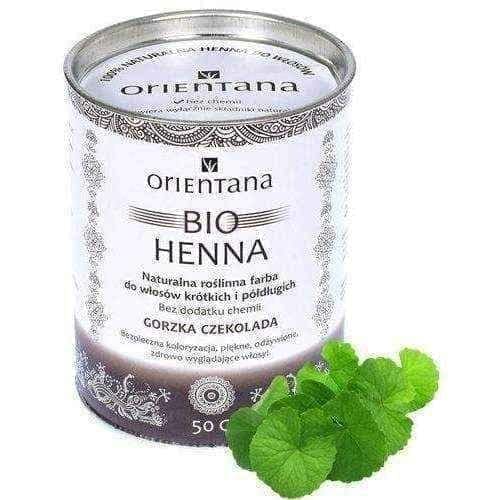 Henna hair color | ORIENTANA Bio Henna Bitter chocolate 50g UK