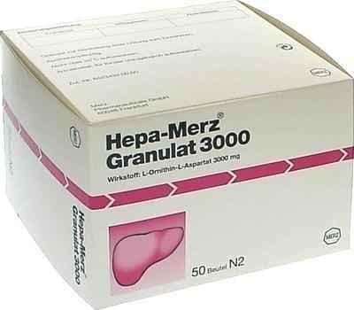 HEPA MERZ Granulat 3.000 Btl. granules 50 pc UK