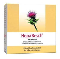 HEPABESCH hard capsules 50 pc liver cirrhosis and toxic liver damage UK