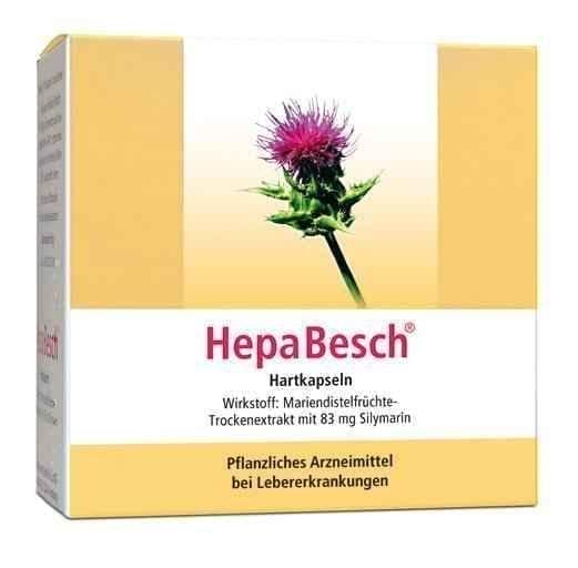 HEPABESCH hard capsules 50 pc liver cirrhosis and toxic liver damage UK