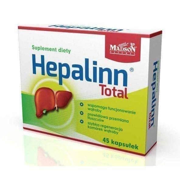 Hepalinn Total x 45 capsules the functioning of the liver and gastrointestinal tract UK