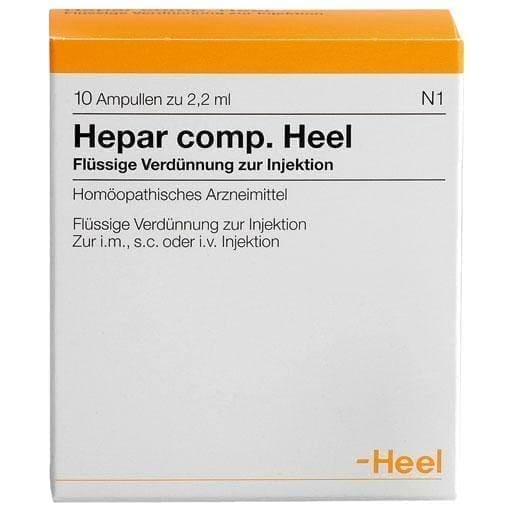 HEPAR COMP.Heel ampoules 10 pc liver detox UK