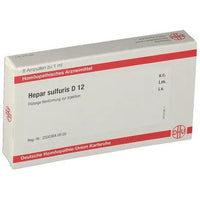 HEPAR SULFURIS D 12 ampoules UK