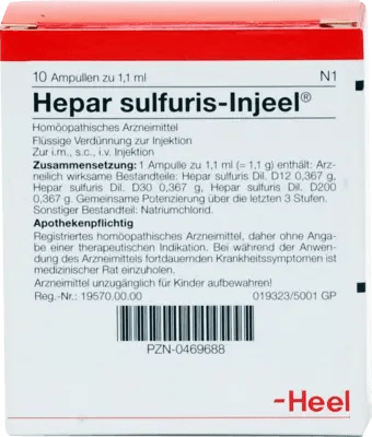 HEPAR SULFURIS INJEEL ampoules UK