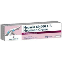 HEPARIN 60,000 IU Heumann cream 40 g superficial phlebitis UK