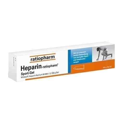 HEPARIN RATIOPHARM 180,000 IU gel 100 g treatment of superficial phlebitis, heparinum UK