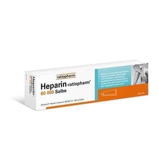 HEPARIN RATIOPHARM 60,000 ointment 100 g UK