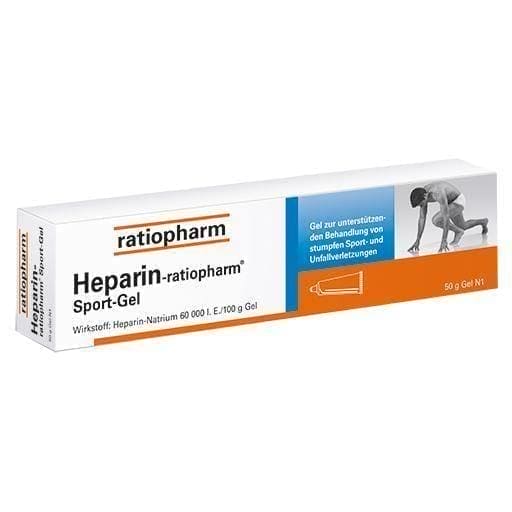 HEPARIN-RATIOPHARM Sport Gel 50 g UK