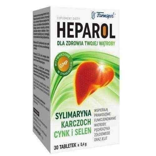 Heparol x 30 tablets, liver health, silymarin, or milk thistle extract UK