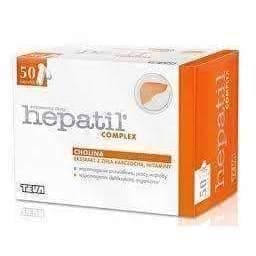 HEPATIL COMPLEX x 50 capsules proper condition of the liver UK