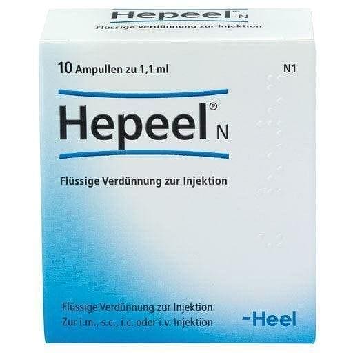 HEPEEL HEEL N ampoules, acute liver dysfunction UK