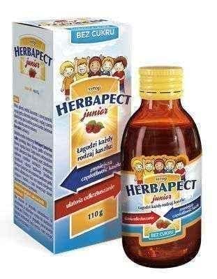 Herbapect Junior sugar-free syrup 110g UK