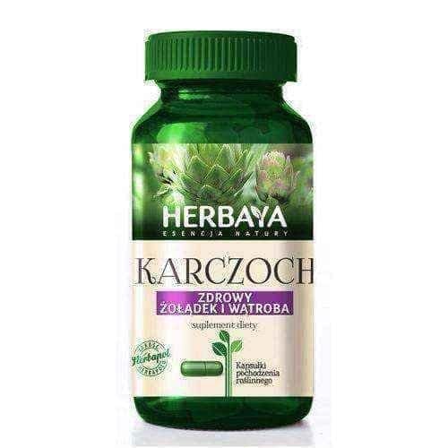 HERBAYA Artichoke proper digestion x 60 capsules, artichoke extract UK