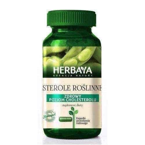 HERBAYA Plant sterols correct cholesterol level x 60 capsules UK