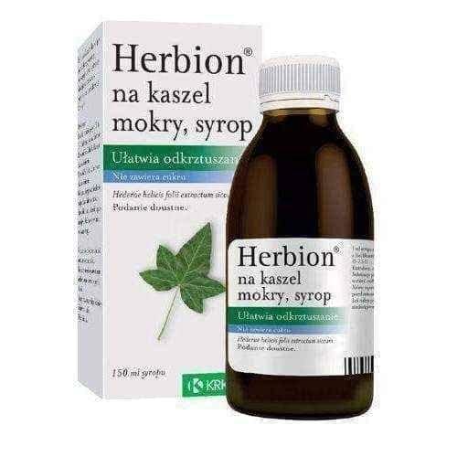 Herbion TO COUGH WET syrup 150ml, wet cough children 2 years+ UK