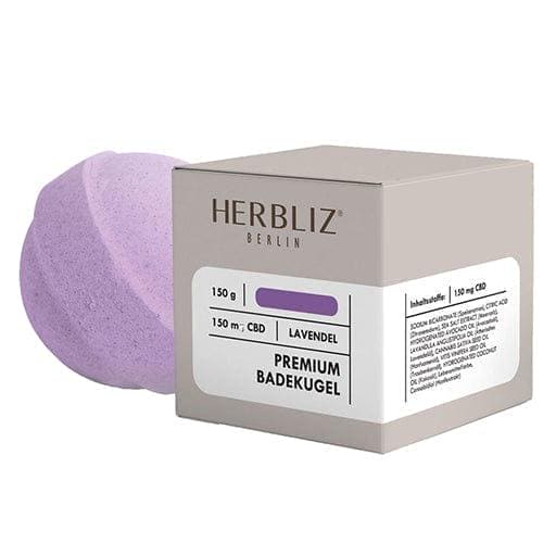 HERBLIZ CBD Bath Ball Lavender 150 mg UK