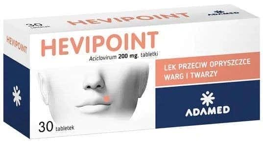 Herpes simplex infection, acyclovir, Hevipoint tablets UK