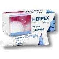HERPEX cream 2g UK