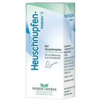 HEUSCHNUPFEN Weliplex S hay fever mixture UK