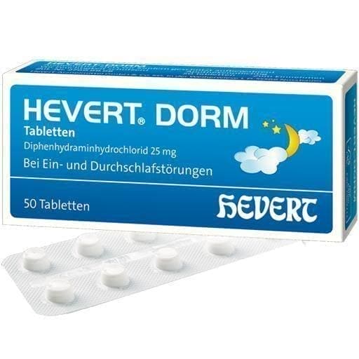 HEVERT DORM tablets 50 pc Difficulty falling asleep UK