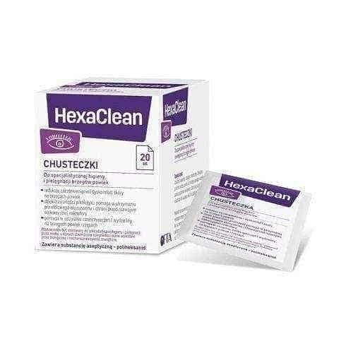 HEXACLEAN wipes to specialized health care and blepharitis UK