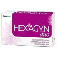 HEXAGYN DUO 2g x 10 intravaginal globules, vulvar itching treatment UK
