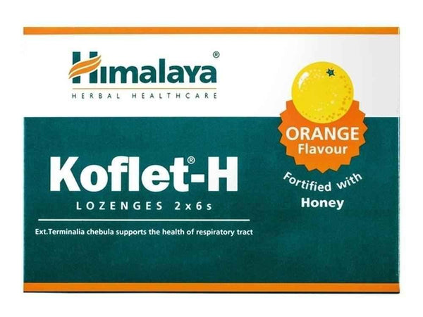 HIMALAYA Koflet-H lemon flavor 12 pastilles UK