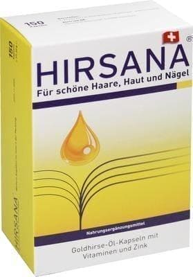 HIRSANA golden millet oil capsules 150 pc How to stop hair loss UK