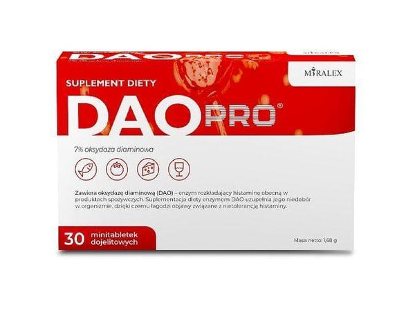 Histamine, DAOPro 30 tablets UK