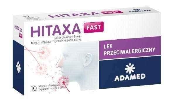 Hitaxa Fast 5mg x 10 orodispersible tablets UK