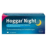 HOGGAR Night tablets 20 pc, doxylamine succinate UK