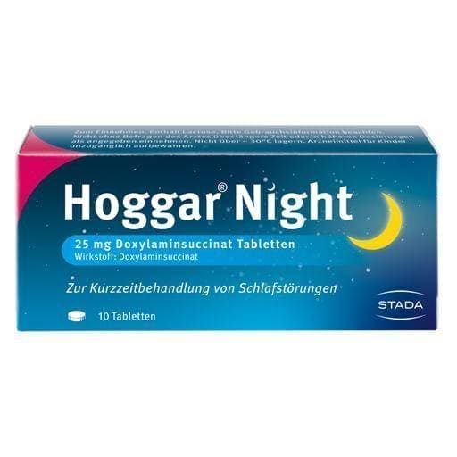 HOGGAR Night tablets doxylamine succinate 10 pc UK