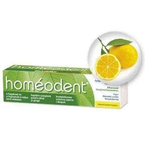 HOMEODENT paste 75ml lemon, lemon toothpaste UK