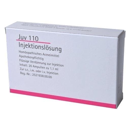 Homeopathic medicine, JUV 110 ampoules UK