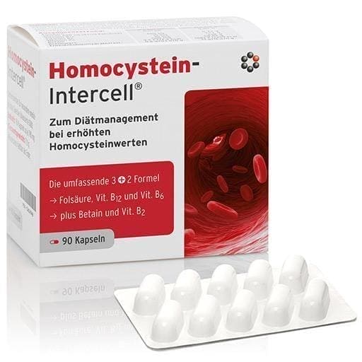 HOMOCYSTEINE-Intercell capsules 90 pcs UK
