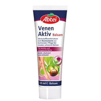 horse chestnut, arnica, chamomile, ABBEI Venen Aktiv Balm without folding.new formula UK