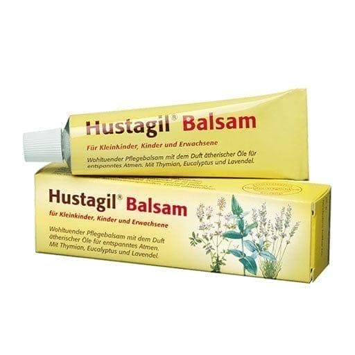 HUSTAGIL, herbs to relax breathing,thyme, eucalyptus, lavender, almond oil, panthenol UK