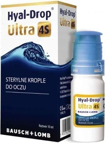 Hyal-Drop Ultra 4S sodium hyaluronate eye drops UK