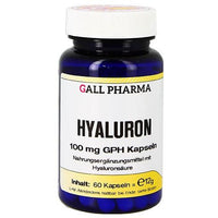 HYALURON, hyaluronic acid 100 mg GPH capsules UK