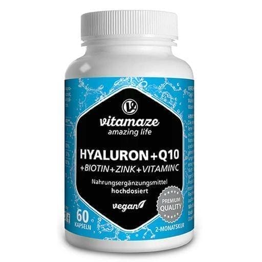 HYALURONIC ACID + coenzyme Q10 vegan UK