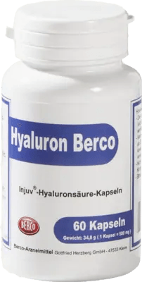 Hyaluronic acid, HYALURON, BERCO injuv capsules UK