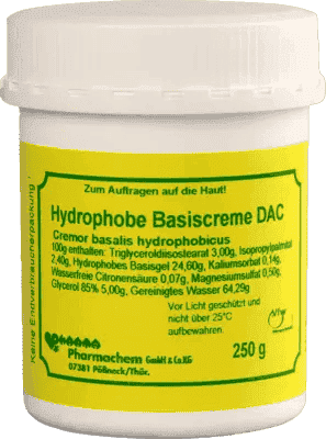 HYDROPHOBIC base cream DAC UK