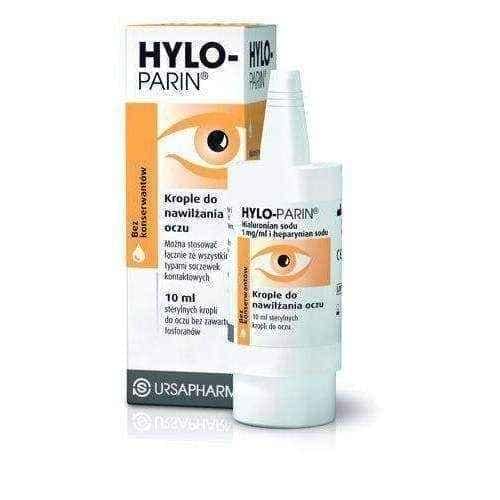 HyloParin drops 10ml, itchy eyes UK